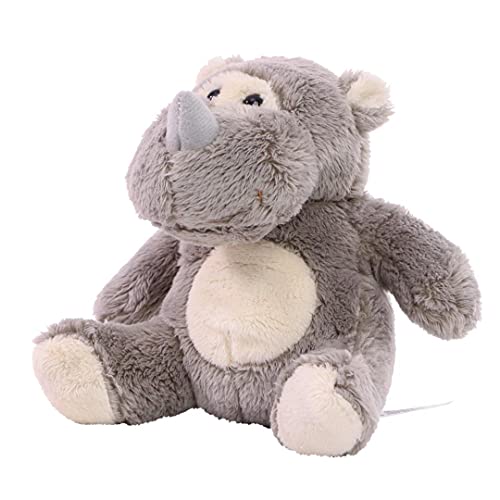 Minifeet Nashorn Leif - Kuscheltier Plüschtier Stofftier Spielzeug - kuschelig weich - Geschenk für Baby Kinder Freunde Schulstart Einschulung | Höhe: 14 cm von Minifeet