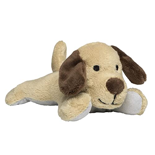 Minifeet Schmoozies Hund - 2in1 Plüschtier & Displayreiniger mit Unterseite aus Mikrofaser - kuschelig weich - Geschenk für Baby Kinder Freunde Schulstart Einschulung | Höhe: 7 cm von Minifeet