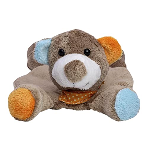 MiniFeet Bär für Wärmekissen - Kuscheltier Plüschtier Stofftier Spielzeug - kuschelig weich gegen Bauchweh - Geschenk für Baby Kinder Freunde Schulstart Einschulung von Minifeet