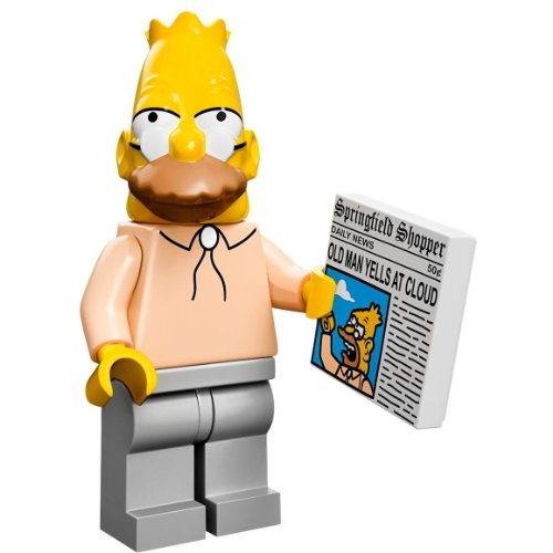 LEGO 71005 - Minifigur Grandpa Simpson aus der Sammelfiguren-Serie The Simpsons von LEGO