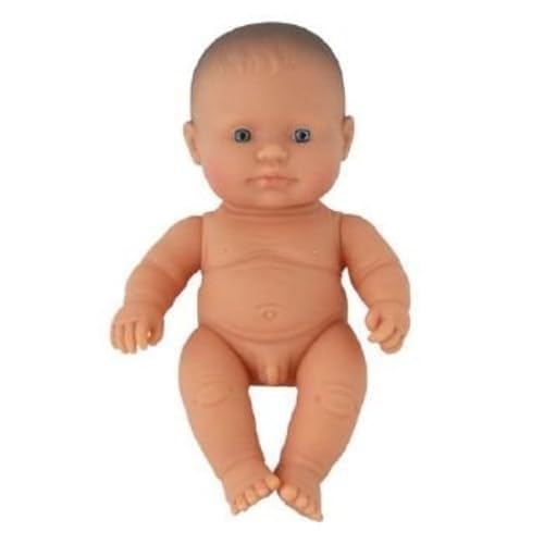 Babypuppe europäischer Junge 21cm-31141, Merhfarbig von Miniland