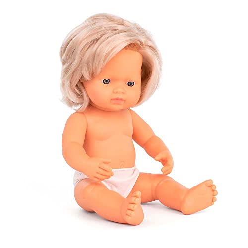 Babypuppe europäisches Mädchen 38cm-31052 von Miniland