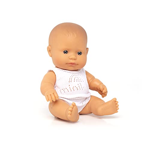 Miniland 31122 - Baby (europäisches Mädchen) 21 cm, Farbig von Miniland