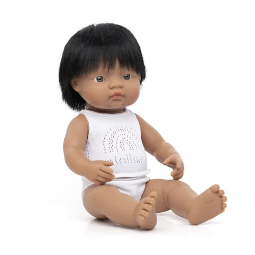 Miniland 31157 - Baby (südamerikanischer Junge) 40 cm, Real von Miniland