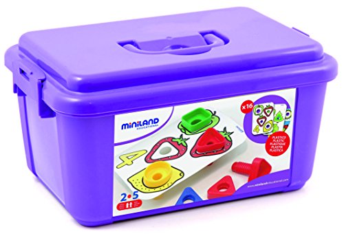 Miniland 31759 - Activity Schrauben und Muttern, Konstruktionsspielzeug, 72 Stück Miniland 31759 - Activity Schrauben und Muttern, Konstruktionsspielzeug, 72 Stück von Miniland