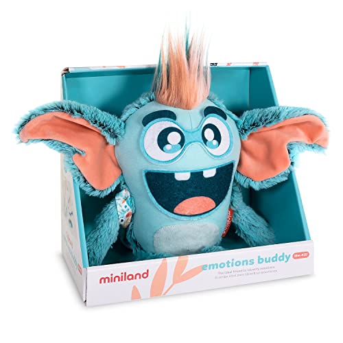 Miniland 75003 Emotions Buddy, Bunt, Medium von Miniland