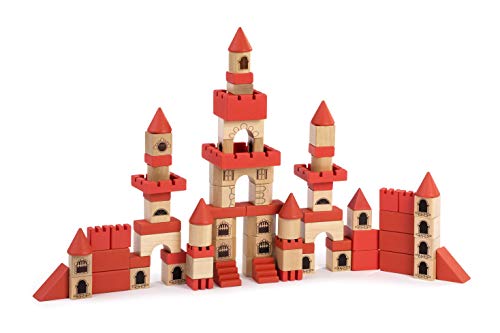 Miniland 94050 Märchenschloss aus Holz, Stacking Castle, 100 Teile Miniland 94050 Märchenschloss aus Holz, Stacking Castle, 100 Teile von Miniland