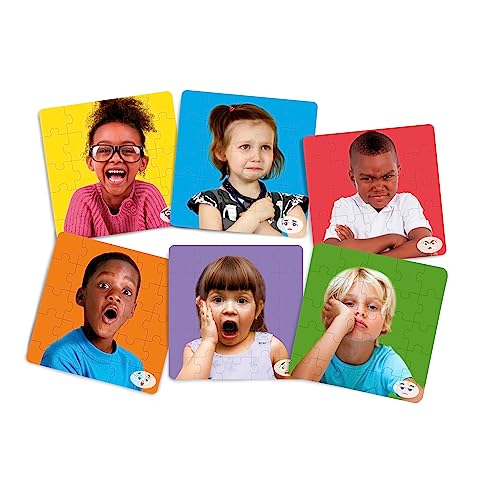 Miniland Emotions Puzzle 6er Set für Kinder ab 2 Jahren Mit Bildern von grundlegenden Emotionen und Gesichtsgesten Waschbar und Langlebig Hergestellt in Spanien Miniland Emotions Puzzle 6er Set für Kinder ab 2 Jahren Mit Bildern von grundlegenden Emotionen und Gesichtsgesten Waschbar und Langlebig Hergestellt in Spanien von Miniland