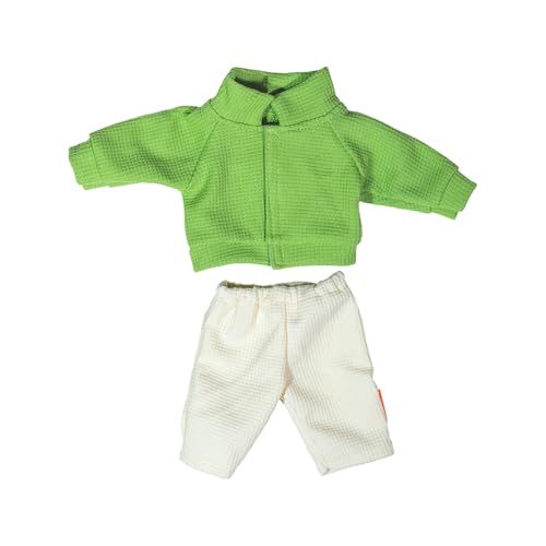 Miniland - Kleidung für 32 cm Puppe, Bekleidungszubehör für Puppen, Übergangsjacke und Hose von Miniland