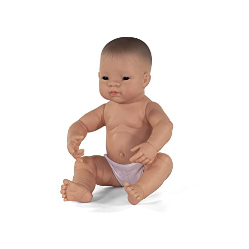 Miniland Miniland31006 Babypuppe Neugeborenes asiatisches Mädchen 40cm-31006 von Miniland