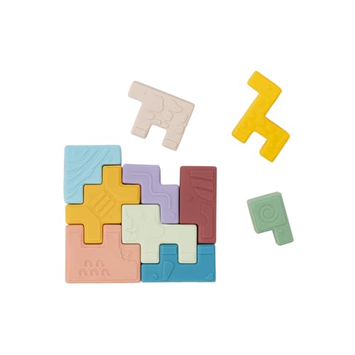 Miniland - Soft Animal Blocks: Lern- und sensorisches Puzzle für Babys, mit weichen Tierblöcken, Textur und Klang, ab 18 Monaten Miniland - Soft Animal Blocks: Lern- und sensorisches Puzzle für Babys, mit weichen Tierblöcken, Textur und Klang, ab 18 Monaten von Miniland