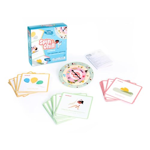 Miniland – Spin & Chill, Yoga- und Achtsamkeitsspiel mit Drehscheibe und Karten | Pädagogisches Brettspiel für Kinder ab 2 Jahren Miniland – Spin & Chill, Yoga- und Achtsamkeitsspiel mit Drehscheibe und Karten | Pädagogisches Brettspiel für Kinder ab 2 Jahren von Miniland