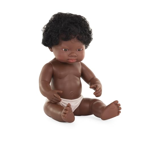 Babypuppe afrikanischer Junge 38cm-31053 von Miniland