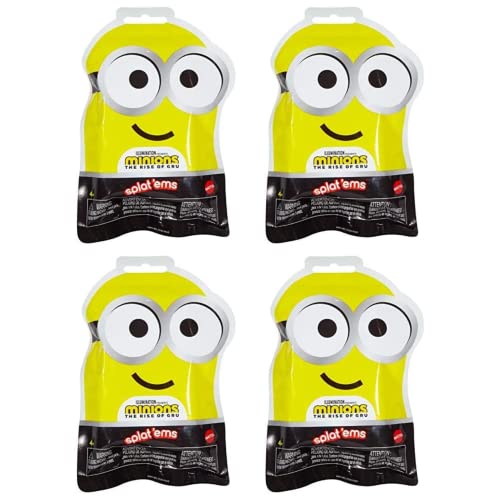 Minions The Rise of Gru Splat'ems Blind Bag Minifiguren – 4 Stück von Minions