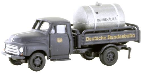 Minis by Lemke LC3239 N LKW Modell Opel Blitz Pritsche/Tank Bierbehälter der DB von Minis by Lemke