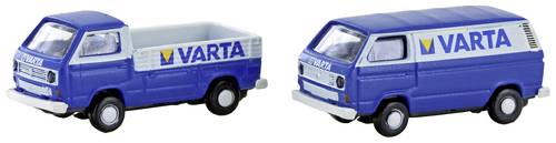 Minis by Lemke LC4345 N PKW Modell Volkswagen T3 2er-Set VARTA von Minis by Lemke