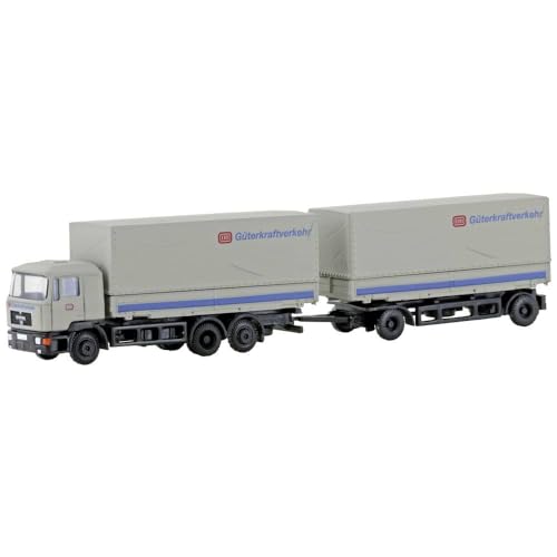 Minis by Lemke LC4634 N LKW Modell Man F90 3-achs Wechselpritschen-Hängerzug DB Güterkraftverkehr von Minis by Lemke