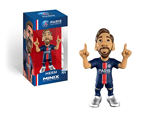 Minix | Minix Figur: PSG – Messi | 12 cm Sammelfigur | Ab 17+ Jahren | Deutsch von MINIX