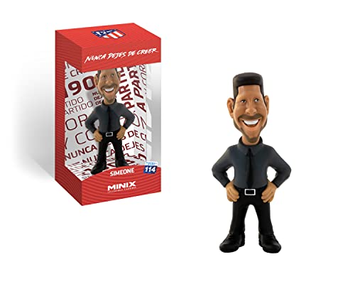 MINIX Collectible Figurines, Atletico Madrid - Cholo Simeone, 12 cm Sammelfigur, Ab 17+ Jahren, Deutsch von MINIX