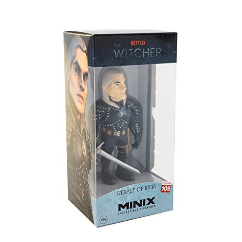 MINIX Collectible Figurines, Figur: The Witcher – Geralt, 12 cm Sammelfigur, Ab 17+ Jahren, Deutsch von MINIX