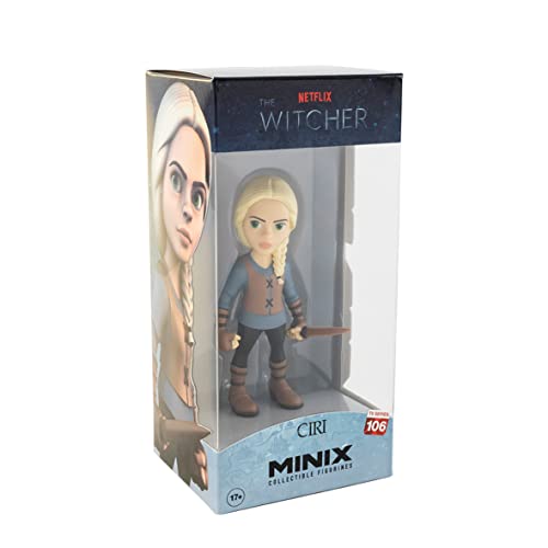 MINIX COLLECTIBLE FIGURINES, Minix Figur: The Witcher – Ciri, 12 cm Sammelfigur, Ab 17+ Jahren, Deutsch von MINIX