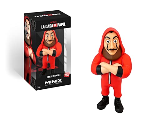 MINIX Collectible Figurines, Money Heist - Helsinki W/Mask, 12 cm Sammelfigur, Ab 17+ Jahren, Deutsch von MINIX