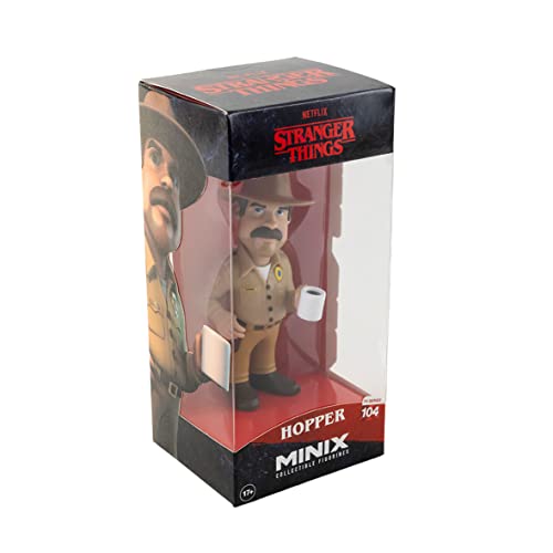 MINIX COLLECTIBLE FIGURINES, STRANGER THINGS - Hopper, 12 cm Sammelfigur, Ab 17+ Jahren, Deutsch von MINIX