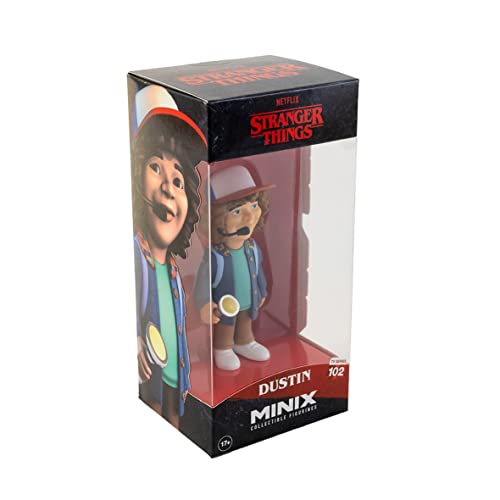 MINIX Collectible Figurines, Figur: Stranger Things – Dustin, 12 cm Sammelfigur, Ab 17+ Jahren, Deutsch von MINIX