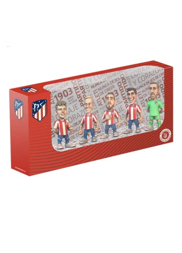 MINIX MN10158 Atletico de Madrid, Sammlerstück, 7 cm, Geschenkidee für Kinder und Erwachsene, Fußballfans, 5 Stück von MINIX