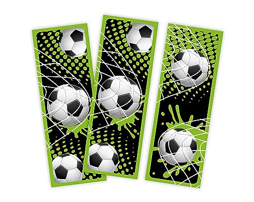 Minkocards 12 Lesezeichen Fussball Fußball Mitgebsel für Kindergeburtstag Jungen Gastgeschenke für Jungsgeburtstag Jungen von Minkocards