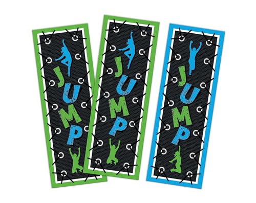 Minkocards 8 Lesezeichen Jungen Mädchen Jump Mitgebsel für Kindergeburtstag Gastgeschenke für Jungensgeburtstag Mädchengeburtstag von Minkocards