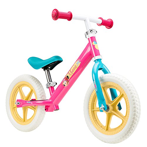 Minnie Mouse 9903 Metall Balance bike MINNIE 12" Laufrad, Mehrfarbig, M von Minnie Mouse