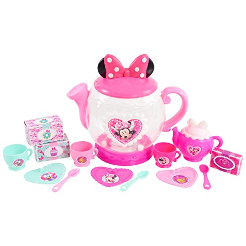 Disney Junior Minnie Mouse Terrific Teapot, Kids Pretend Play Tea Set, 14-Pieces, Kids Toys for Ages 3 Up by Just Play von Minnie