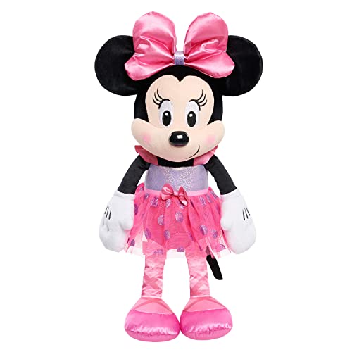 Just Play Disney Junior Minnie Mouse Ballerina Plüsch, 48,3 cm, offizielles Lizenzprodukt, Kinderspielzeug ab 3 Jahren von Minnie