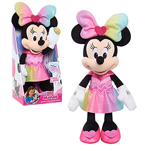 Just Play Disney Junior Minnie Mouse Sparkle and Sing Minnie Mouse, 33 cm, Plüsch mit Lichtern und Geräuschen Just Play Disney Junior Minnie Mouse Sparkle and Sing Minnie Mouse, 33 cm, Plüsch mit Lichtern und Geräuschen von Minnie