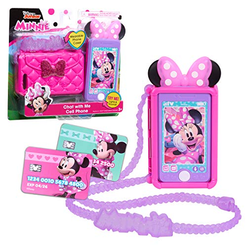 Minnie Mouse 89876 Minnie Maus Disney Junior Chat with Me Handy-Set, Rosa, 19.05 von Minnie