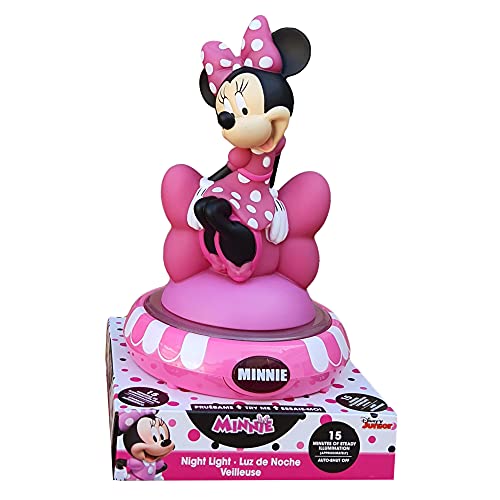Nachttischlampe 3D Figur, Minnie Maus, KL84802, Kids Licensing von Minnie