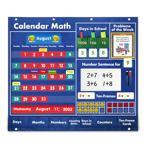 Kalender Mathematik für Kinder Alter Klassenzimmer Lehrmittel für Datum Mathematik Zählen von MinnowXY