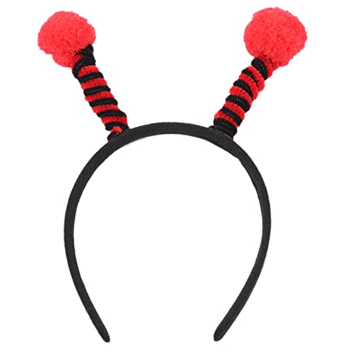 MinnowXY Antennen-Stirnband, Schnecken-Kostüm-Requisiten mit Plüsch-Bommel, für Kinder und Erwachsene, Halloween von MinnowXY