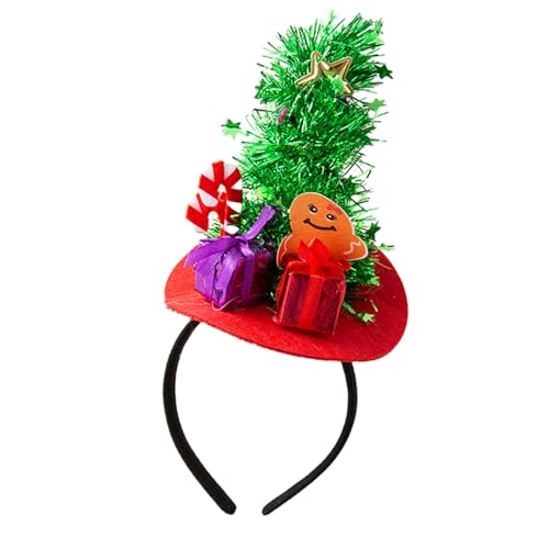 MinnowXY Stirnbänder mit weihnachtlichem Tierhorn, Haarschmuck für Mädchen und Damen, Feiertagsparty-Kopfbedeckung von MinnowXY