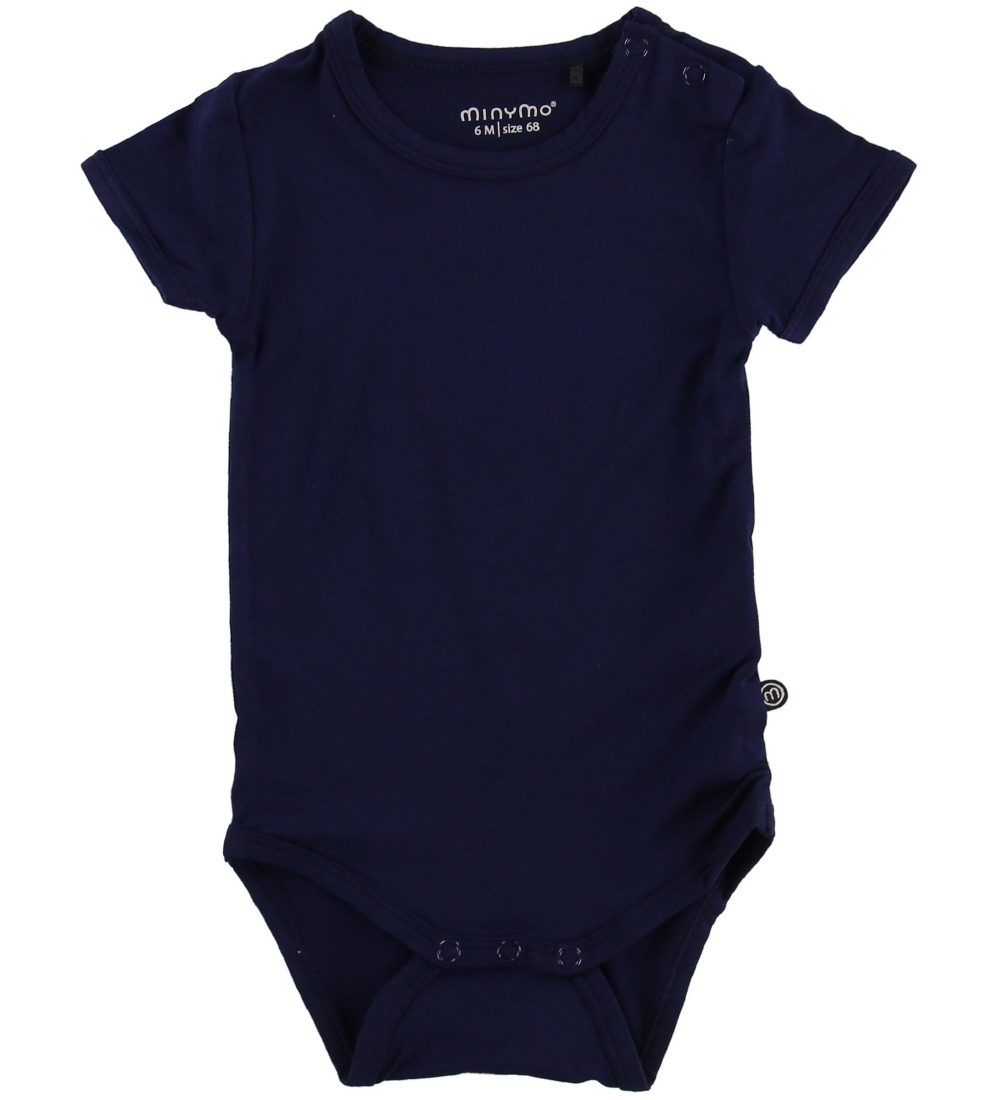 Minymo Body k/ä - Bambus - Navy - Minymo - 74 - Body K/Ä Minymo Body k/ä - Bambus - Navy - Minymo - 74 - Body K/Ä von Minymo