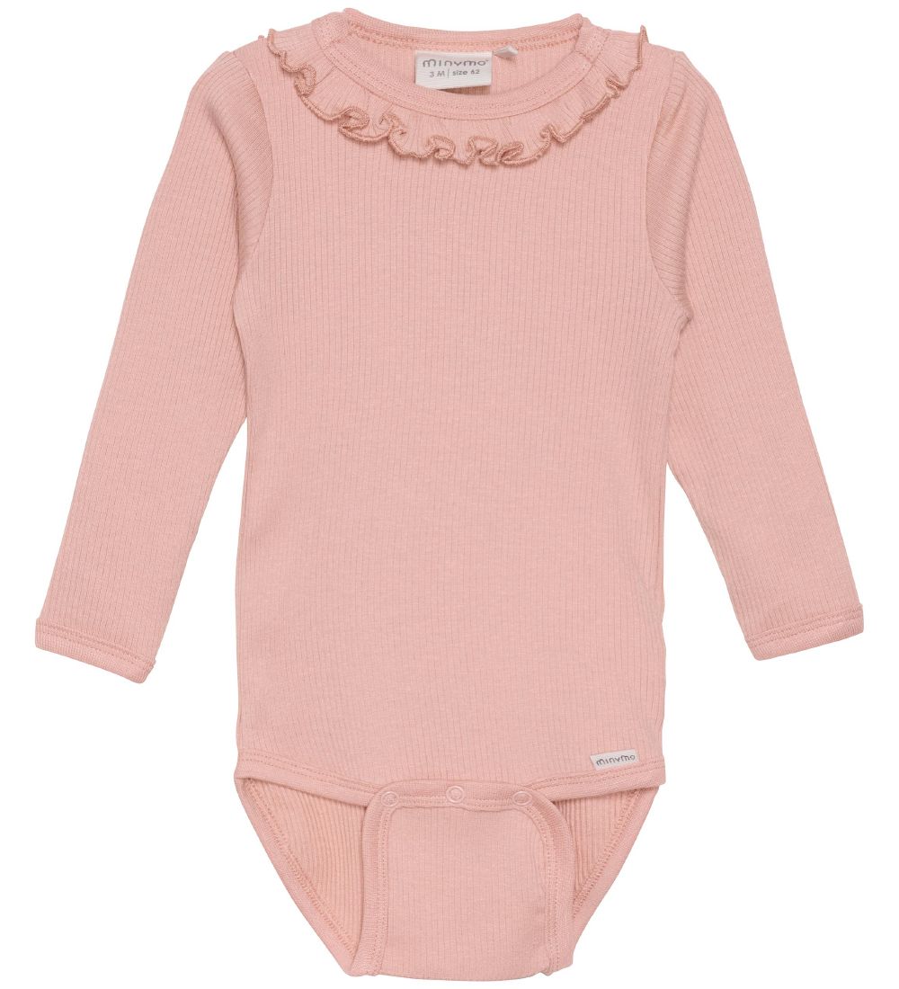 Minymo Body l/ä - Rib - Misty Rose - Minymo - 62 - Body L/Ä Minymo Body l/ä - Rib - Misty Rose - Minymo - 62 - Body L/Ä von Minymo