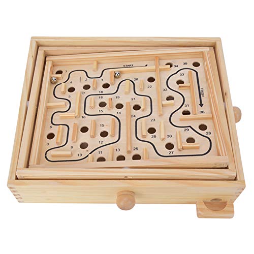 Erwachsenes Kind Hölzernes Pädagogisches Labyrinth-Gehirn-Trainings-Brettspiel-pädagogisches Spielzeug von Miokycl