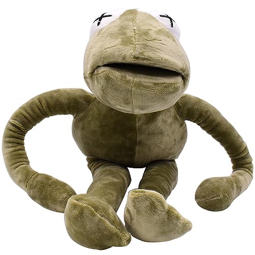 Miotlsy Frosch Plüschtier 35 cm Frosch Soft Toys Plüsch Kuscheltier Puppe Spielzeug Plüsch gestopft Tierspielzeug Kinder Urlaub Geschenke Frosch Plüschtier für Kinder Mädchen Jungen von Miotlsy