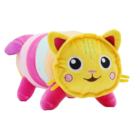 Miotlsy Kuscheltier Stofftiere, Weiche Lange Katze Kuschelkissen Geschenk, Cat Soft Plush Toy, Katzen-Kuscheltier Kisse Süße Kätzchen Plüschtier Schlafkissen Geschenk für Freunde und Kinder 30cm von Miotlsy