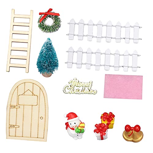 Mipcase 12 Stück Sichere Handgefertigte Mini Weihnachtsornamente als Desktop Deko und für Miniaturhäuser Mipcase 12 Stück Sichere Handgefertigte Mini Weihnachtsornamente als Desktop Deko und für Miniaturhäuser von Mipcase