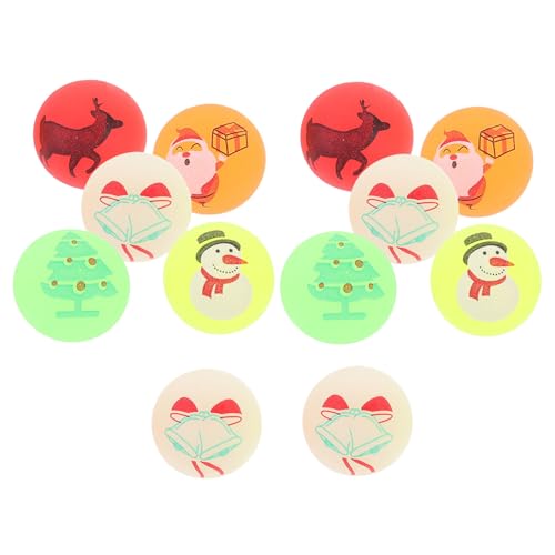 Mipcase 12 Stück Teiliges Leuchtende Elastische Bälle aus Robustem Gummimaterial Sichere und Leichte Sprungbälle für Weihnachtsfeiern und Partygeschenke Bunte Nachtlichtspielzeuge mit Mipcase 12 Stück Teiliges Leuchtende Elastische Bälle aus Robustem Gummimaterial Sichere und Leichte Sprungbälle für Weihnachtsfeiern und Partygeschenke Bunte Nachtlichtspielzeuge mit von Mipcase