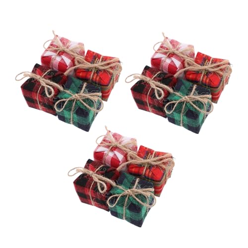 Mipcase 12 Stück Teiliges Mini Geschenkbox Langlebige Weihnachtsanhänger für Tischdeko Puppenhaus Dekoration Festliche Hängende Geschenkboxen in Blau Grün Rot Weiß Rot Schwarz Grün Mipcase 12 Stück Teiliges Mini Geschenkbox Langlebige Weihnachtsanhänger für Tischdeko Puppenhaus Dekoration Festliche Hängende Geschenkboxen in Blau Grün Rot Weiß Rot Schwarz Grün von Mipcase