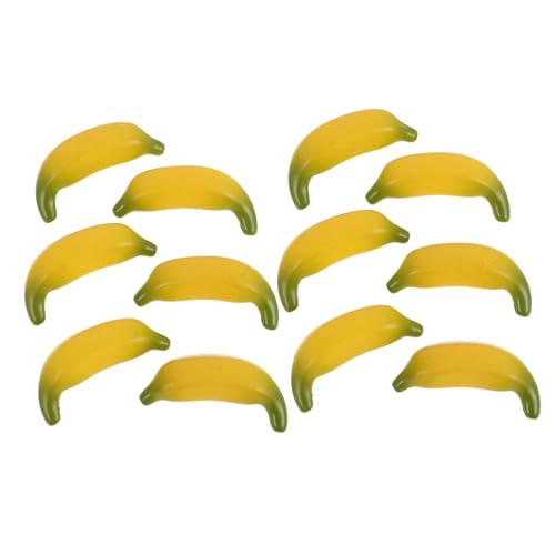 Mipcase 15Stücke Künstliche Mini Bananen Realistische Plastikrippen für Dekoration Puppenhaus Zubehör Party Requisiten Heim und Küchenaccessoires Mit Authentischem Duft und Kompakt Mipcase 15Stücke Künstliche Mini Bananen Realistische Plastikrippen für Dekoration Puppenhaus Zubehör Party Requisiten Heim und Küchenaccessoires Mit Authentischem Duft und Kompakt von Mipcase