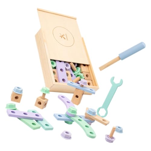 Mipcase Holz Werkzeugkasten Für Kleinkinder DIY Lernspielzeug Für Kreative Konstruktionen Pädagogisches Spielzeug Ab Jahren Für Jungen Und Mädchen Mipcase Holz Werkzeugkasten Für Kleinkinder DIY Lernspielzeug Für Kreative Konstruktionen Pädagogisches Spielzeug Ab Jahren Für Jungen Und Mädchen von Mipcase